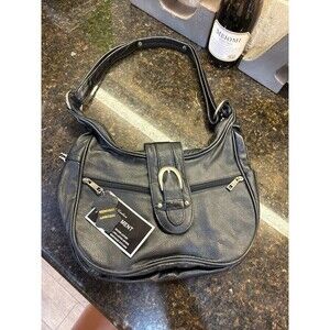 Rama Leathers Concealed Carry Shoulder Bag Black Leather NEW